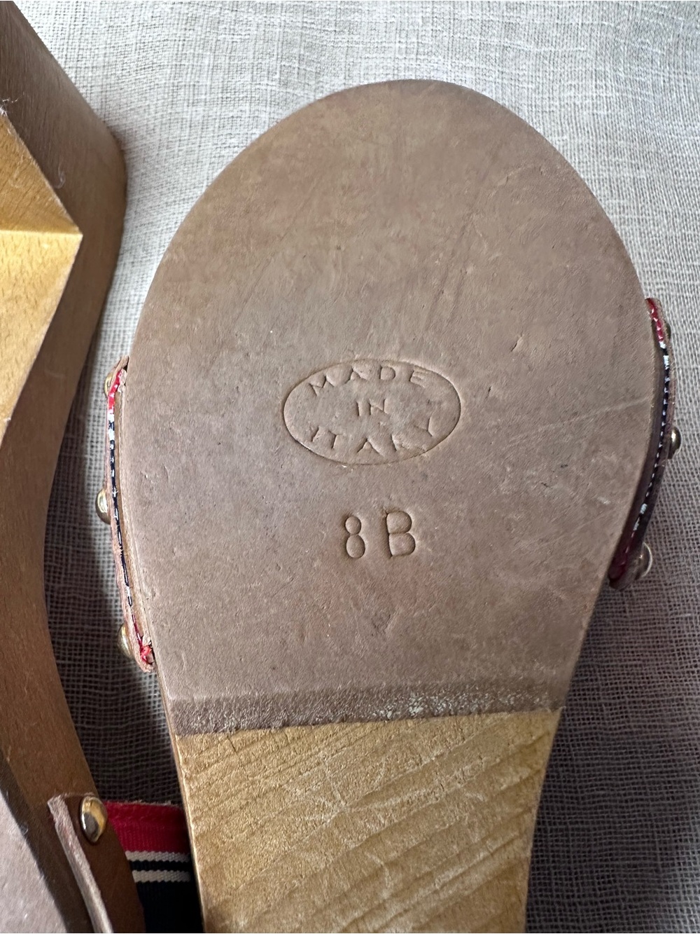 Vintage Juicy Couture Wooden Mule Heels Y2K Sz 8 - Picture 7 of 10